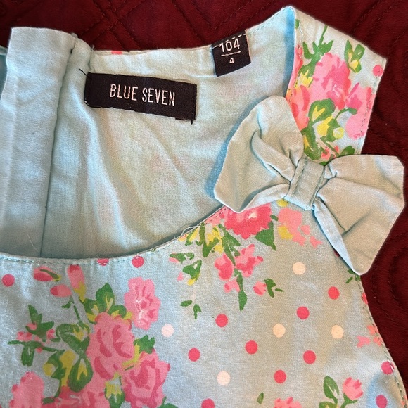 BLUE SEVEN cute dress for girls size 4, 104cm. Excellent condition. - Picture 5 of 7